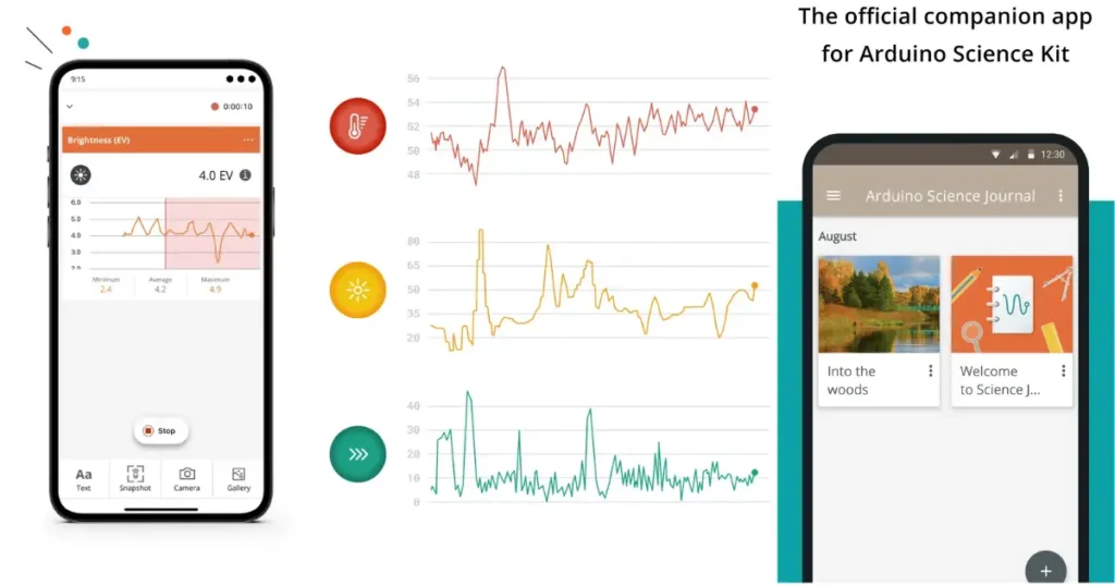 Arduino Science Journal app