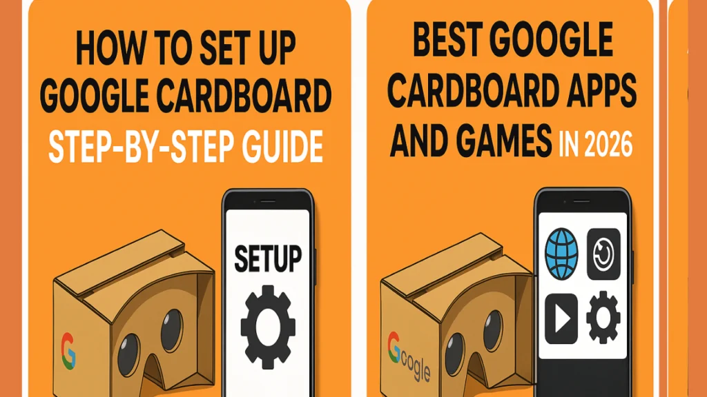 cardboard setup