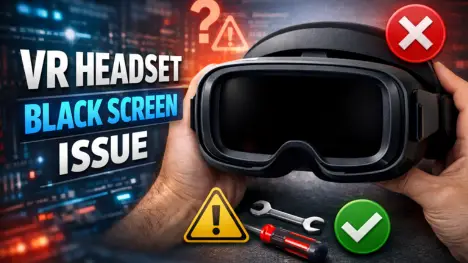 VR Headset Black Screen Issue