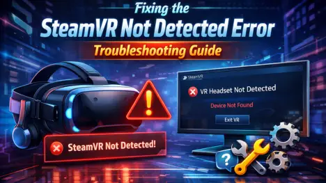 SteamVR Not Detected Error | Comprehensive Guide