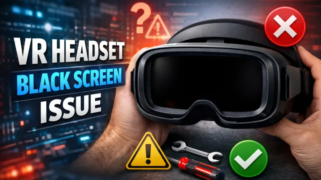 VR Headset black screen issue 1