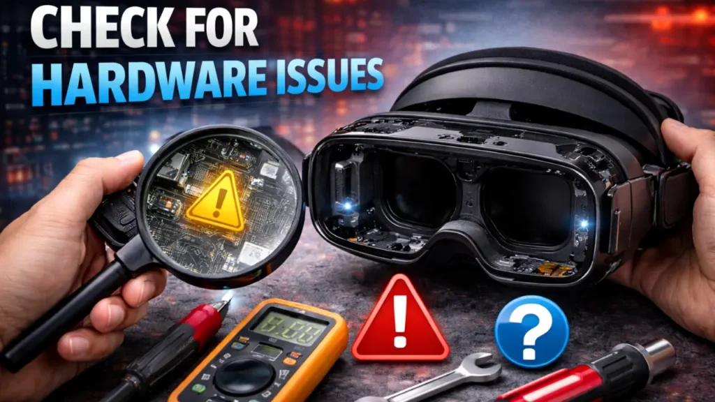 VR headset hardware issue