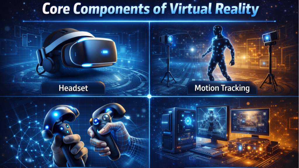 How Virtual Reality works its core components of VR
