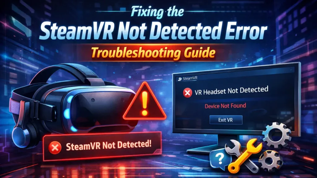 SteamVR Not Detected Error 